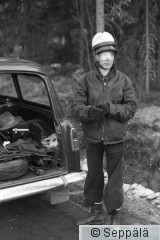 31  Timo Kianen Virkajärvellä 1973 valmistautuu  HH.jpg